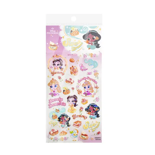 Disney Disney x tomoni Q version princess series shell light Snow White DIY creative stickers