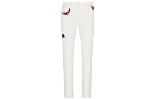 DIOR X Kenny Scharf Slim Fit Jeans