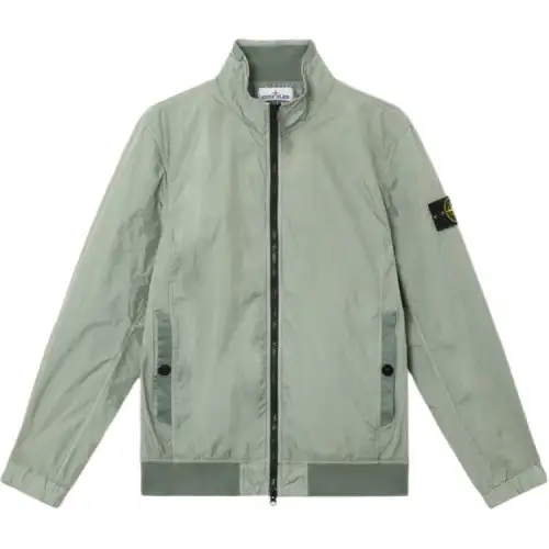 STONE ISLAND Compass-Badge High-Neck Jacket