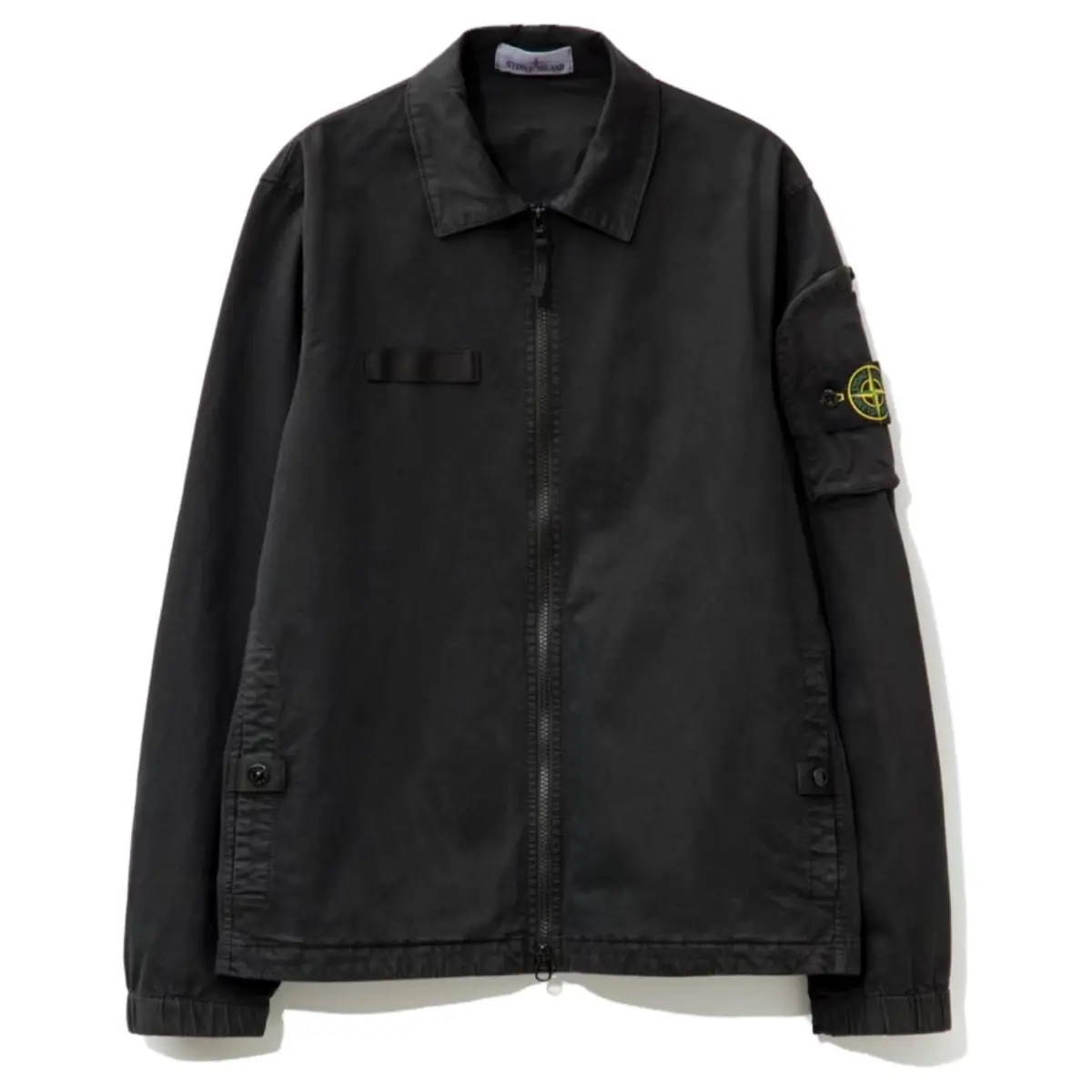 STONE ISLAND Logo Patch Zipped Jacket