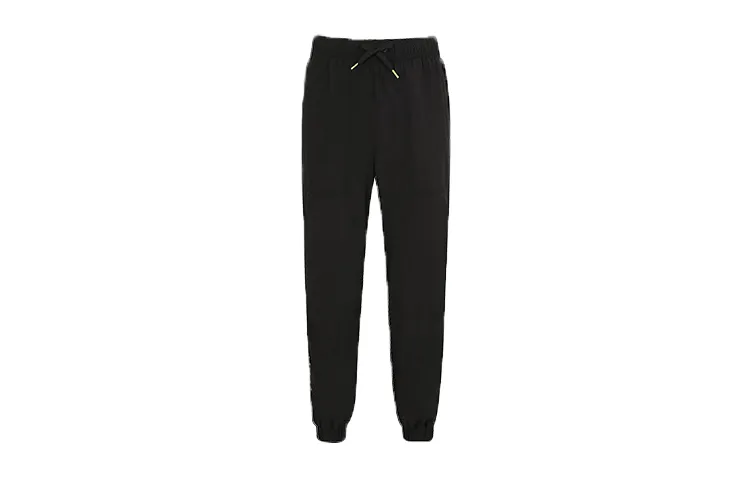 MLB Knitted Sweatpants Unisex Black Moderate Cuffed Pants