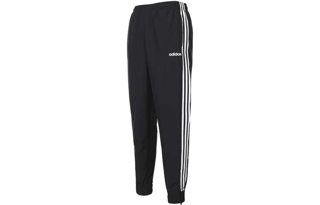 Adidas 3 Stripes Knitted Sweatpants Men's Black