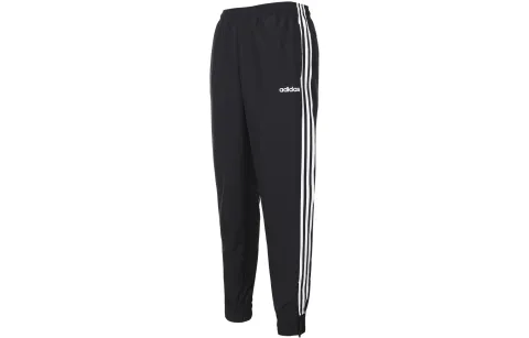 Adidas 3 Stripes Knitted Sweatpants Men's Black