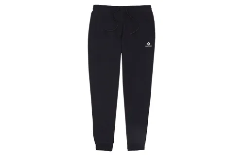 Converse Knitted Sweatpants Men's Black Moderate Straight Fit Pants