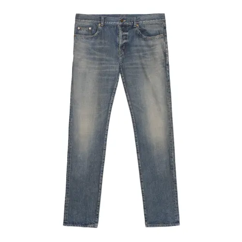 SAINT LAURENT Mid Rise Slim Fit Jeans