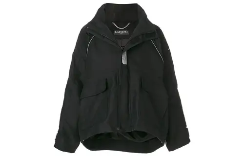 Balenciaga FW21 Parka Coat Men's Black
