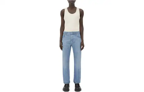 Bottega Veneta Mid Rise Straight Denim Jeans
