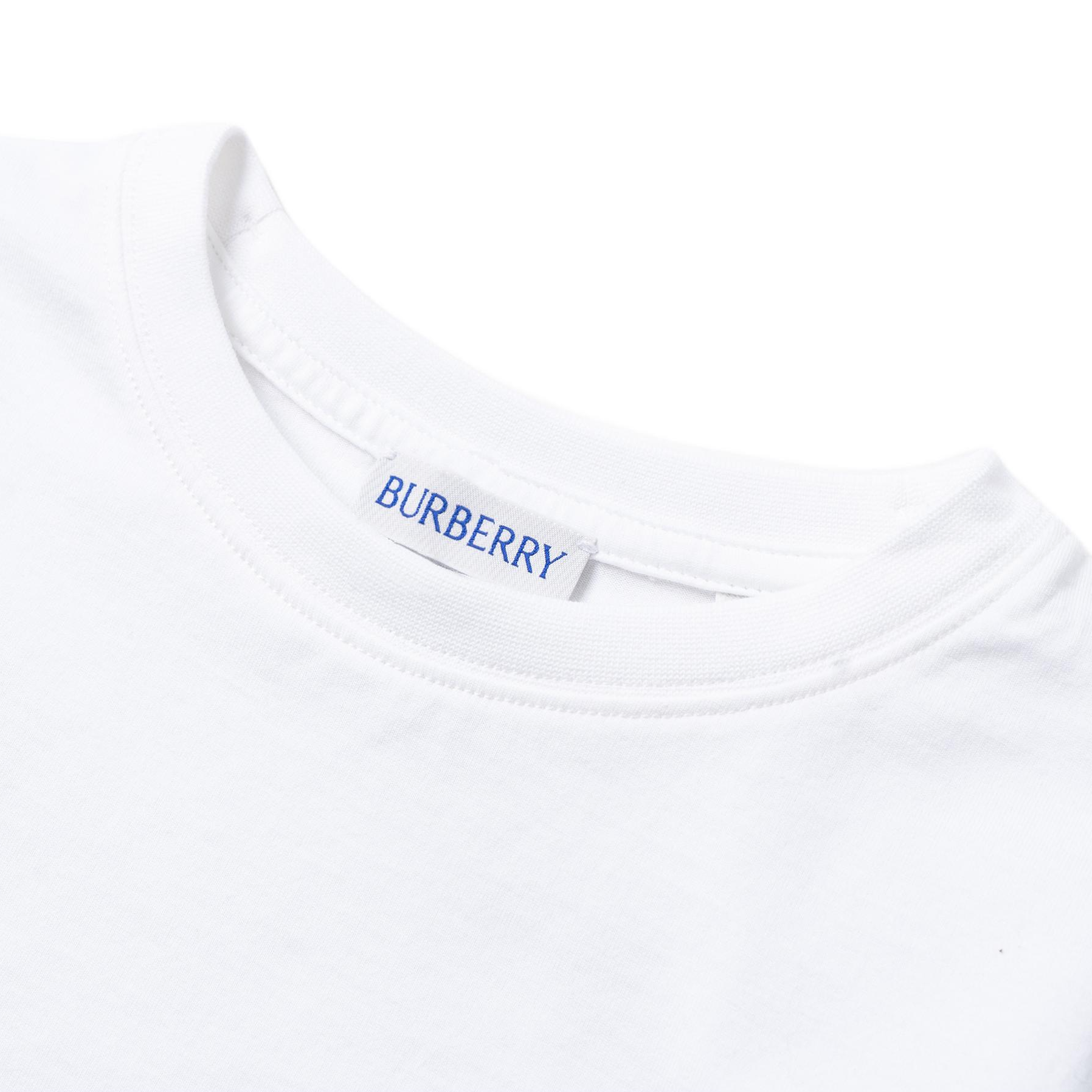 Футболка Burberry (белый) — фото 4