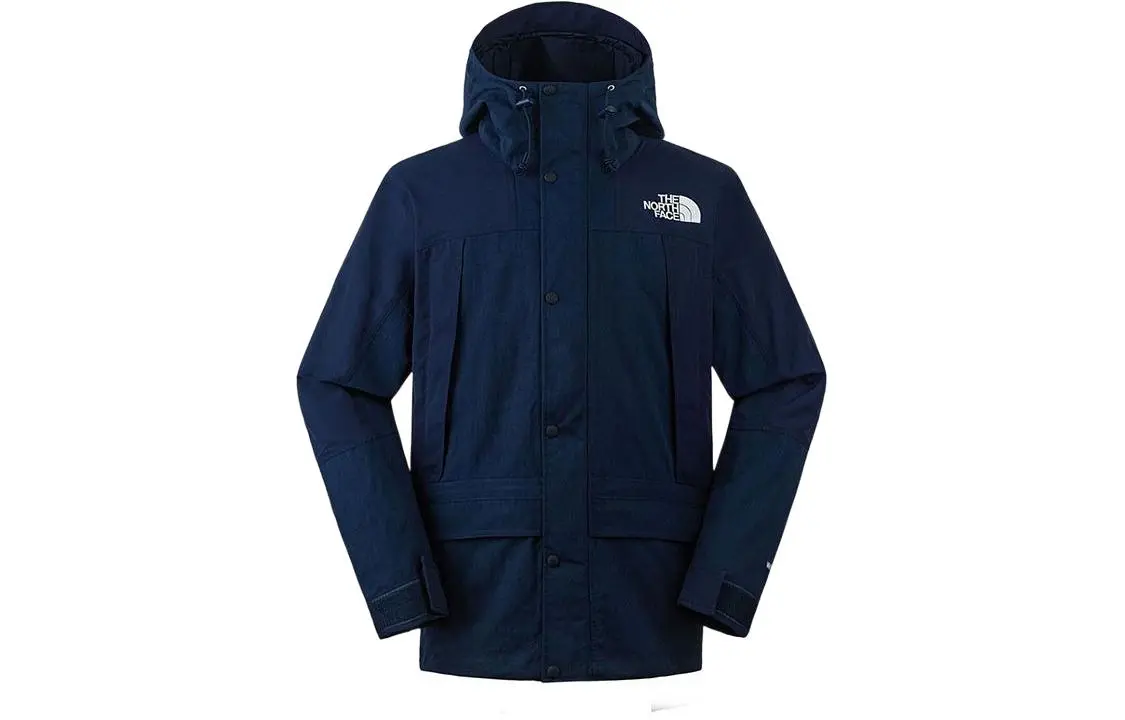 THE NORTH FACE Ripstop Mountain Logo Embroidered Hooded Jacket