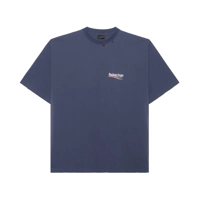 Balenciaga Logo Printed Crew Neck T-Shirt