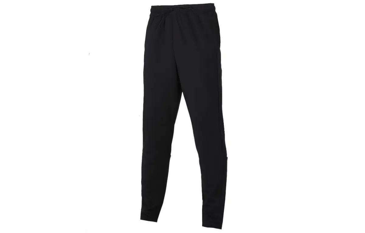 Adidas Knitted Sweatpants Men's Black Moderate Straight Fit Pants