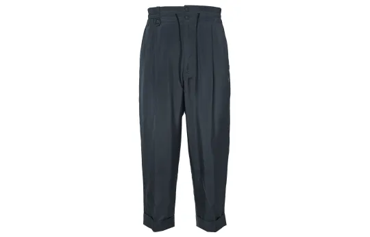 Y 3 Knitted Sweatpants Men's Black Moderate Straight Fit Pants