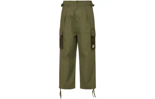 EVISU Casual Pants Men's Army Green