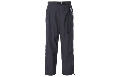 Adidas Originals Knitted Sweatpants Men's Black Moderate Straight Fit Pants