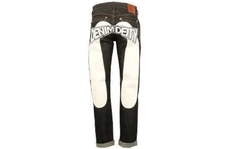 EVISU Jeans Men's Dark Blue Moderate Straight Fit Pants