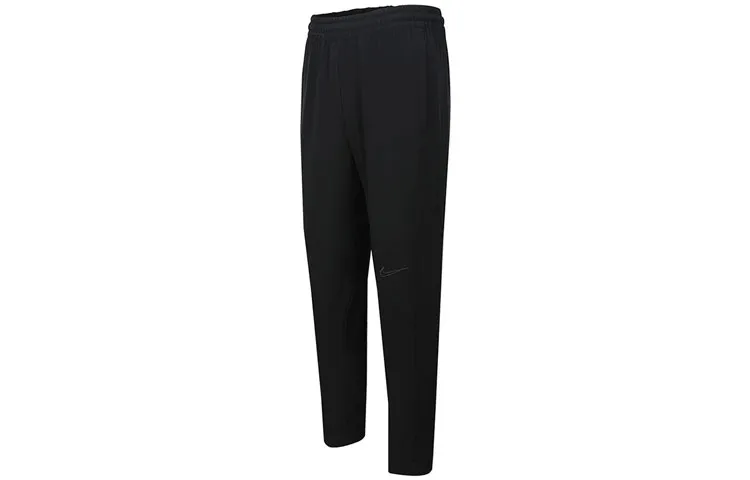 Nike Knitted Sweatpants Men's Black Moderate Tapered Pants