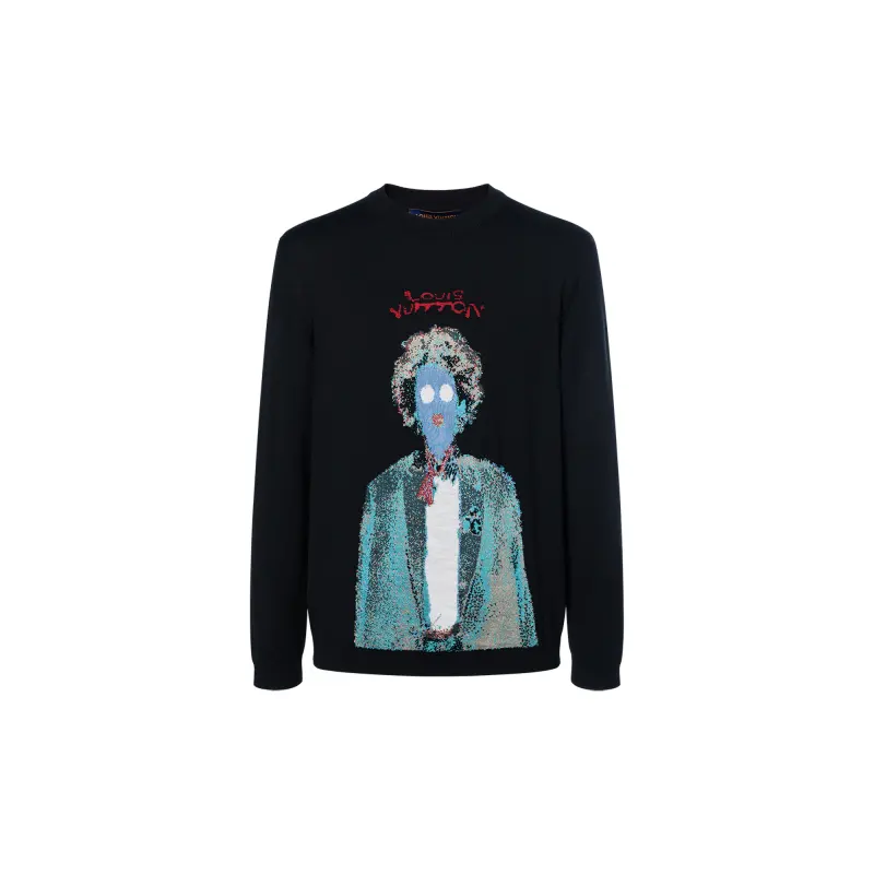 LOUIS VUITTON Neon Working Man Crewneck