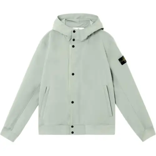 STONE ISLAND Logo Patch Hooded Jacket
