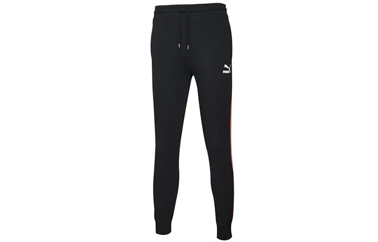 PUMA Knitted Sweatpants Men's Black