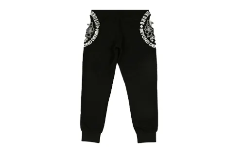 EVISU Cuffed Pants Moderate Casual Pants Men's Black