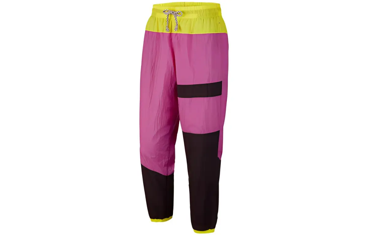Nike colourblock-design basketball track pants