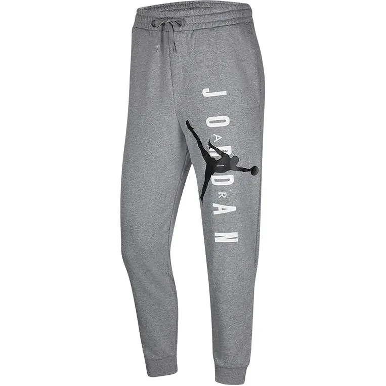 Jordan Jumpman Knitted Sweatpants Men's Carbon Gray Moderate Cuffed Pants