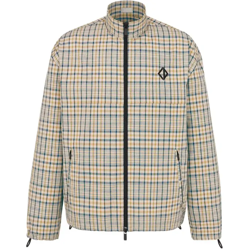 DIOR Shirts Men's Beige Stand Collar Moderate Other