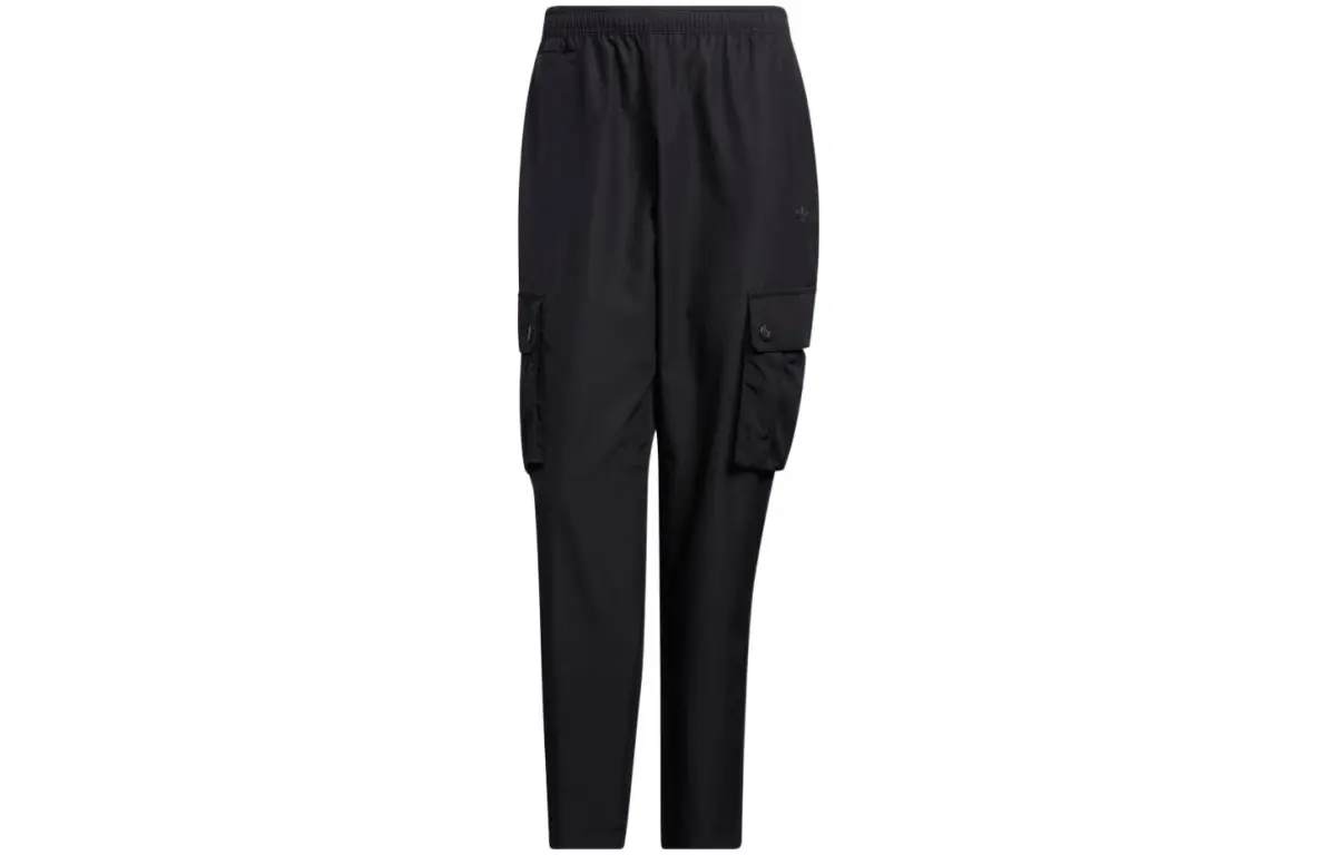Adidas Originals Cargo Pants Men's Black Moderate Tapered Pants