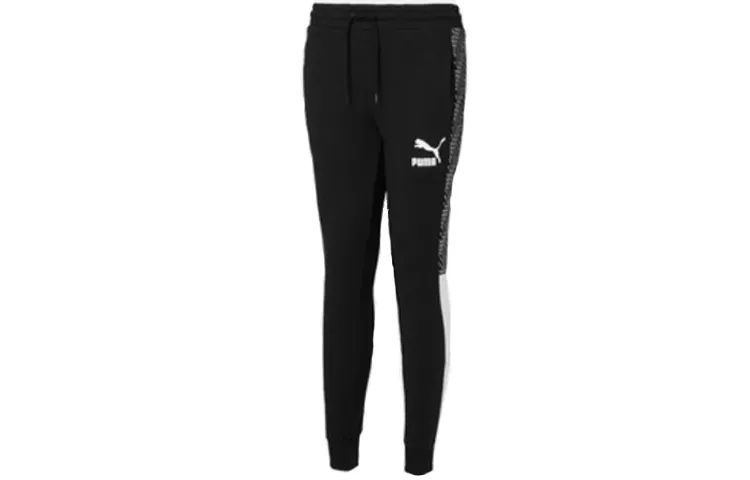 PUMA Knitted Sweatpants Men's Black
