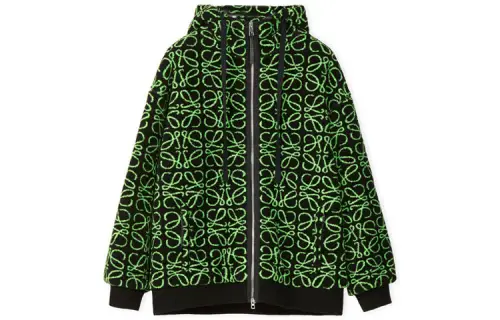 LOEWE Anagram Jacquard Fleece Parka