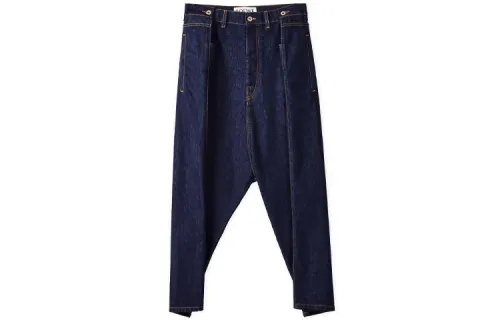 LOEWE Jeans Men's Dark Blue Thin Tapered Pants