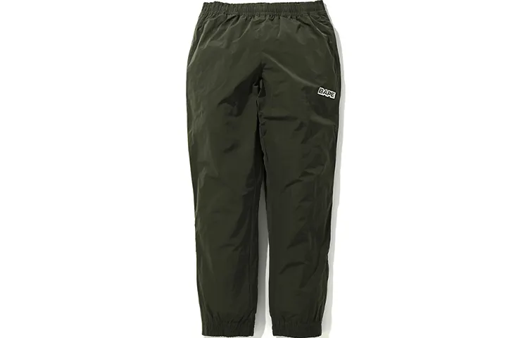A BATHING APE Knitted Sweatpants Men's Moderate Cuffed Pants