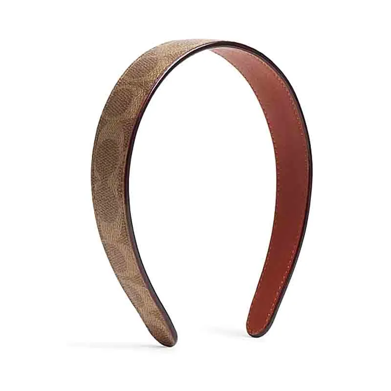 COACH Canvas Headbands Women's Brown