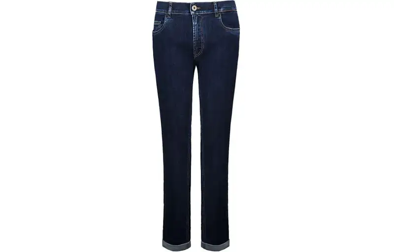 PRADA Jeans Men's Blue Moderate Straight Fit Pants