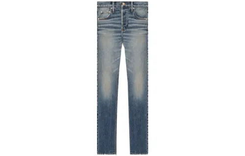 Fear Of God Essentials SS21 Denim Pant Dark Indigo Wash/No Distress Jeans Unisex Blue