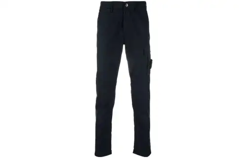 STONE ISLAND Cargo Pants Men's Blue Moderate