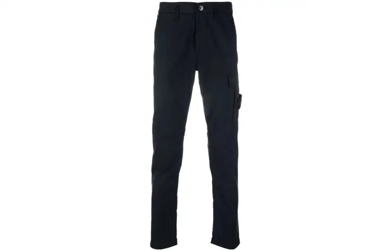 STONE ISLAND Cargo Pants Men's Blue Moderate