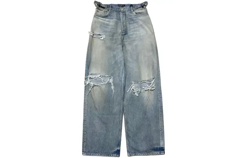 Balenciaga FW23 Jeans Loose Fit Men's Blue