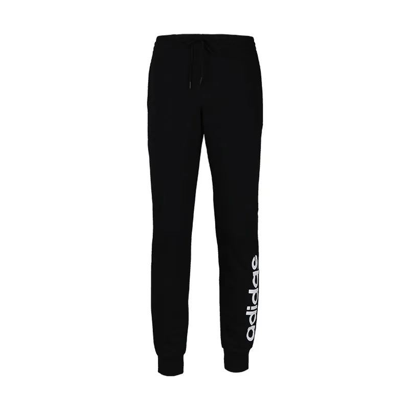 Adidas Neo Knitted Sweatpants Men's Black Moderate Cuffed Pants