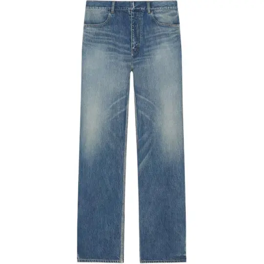 Givenchy Logo Plaque Straight-Leg Jeans