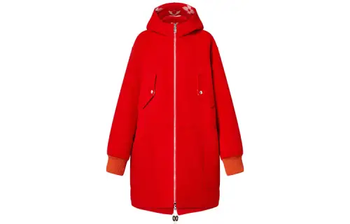 LOUIS VUITTON FW21 Parka Coat Men's Red