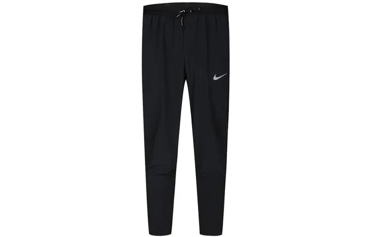 Nike Knitted Sweatpants Men's Black Moderate Cuffed Pants