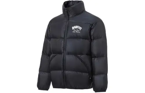 Li Ning Down Jackets Men's Black Stand Collar Moderate Other