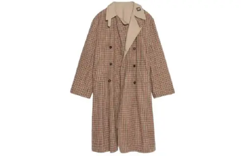 Balenciaga Reversible Double Breasted Trench Coat