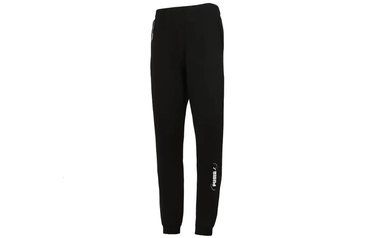 PUMA Knitted Sweatpants Men's Black