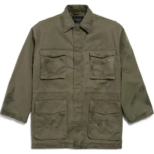 Balenciaga FW24 Jackets & Coats Loose Fit Unisex Green