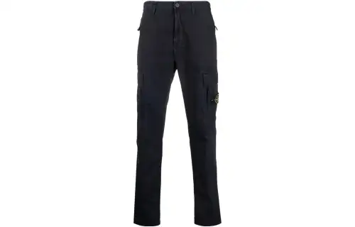 STONE ISLAND Cargo Pants Men's Blue Moderate