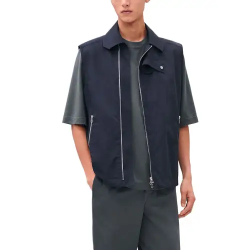 HERMES SS25 Jackets & Coats Men's Blue