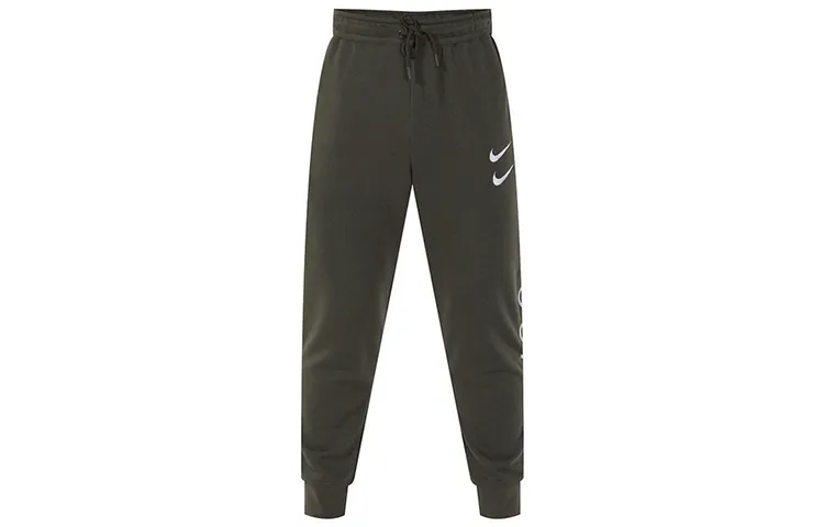Nike Knitted Sweatpants Men's Dark Umber Moderate Cuffed Pants