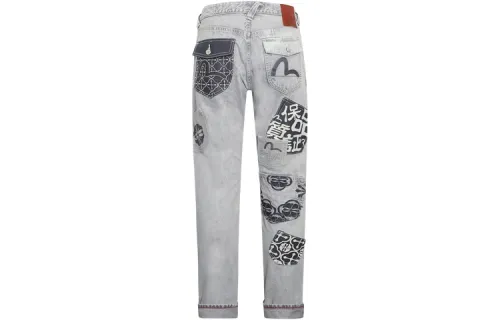 EVISU Multi pocket Tapered Jeans